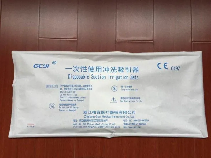 suction irrigation sets package